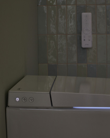 Комплект унитаза биде с инсталляцией Jacob Delafon Seine E34360-00 с сиденьем Микролифт и Белой глянцевой клавишей смыва