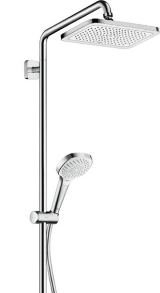 Душевая система Hansgrohe Croma E Showerpipe 27630000 с термостатом Хром