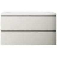 Тумба под раковину Art&Max AM-Bianchi-1000-2C-SO-BL подвесная Белый глянец