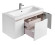 Тумба под раковину Aquaton Шерилл 105 1A206301SH010 подвесная Белая