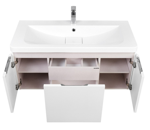 Тумба под раковину Aquaton Шерилл 105 1A206301SH010 подвесная Белая