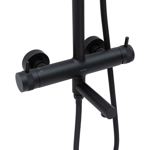 Душевая система Allen Brau Priority 5.31A10-31 Черная матовая Душевая система Allen Brau Priority 5.31A10-31 Черная матовая