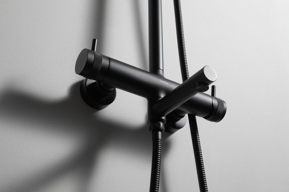 Душевая система Allen Brau Priority 5.31A10-31 Черная матовая Душевая система Allen Brau Priority 5.31A10-31 Черная матовая