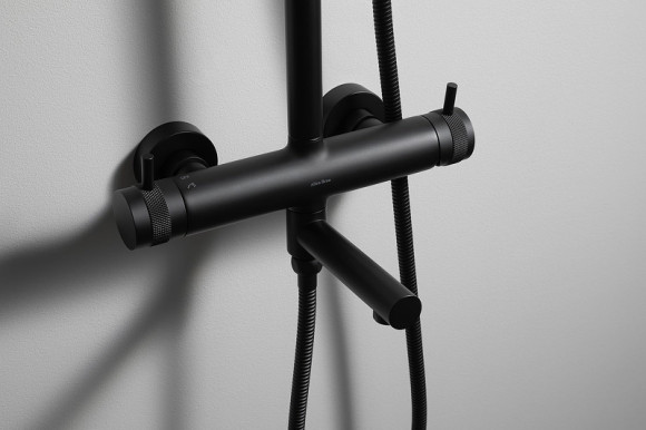 Душевая система Allen Brau Priority 5.31A10-31 Черная матовая Душевая система Allen Brau Priority 5.31A10-31 Черная матовая