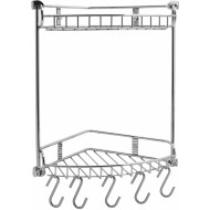 Полка корзина WasserKRAFT K-1222 угловая Хром