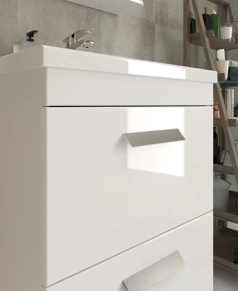 Тумба под раковину Vigo Nova 70 tn.NOV.MIR.70.2Y Белая Тумба под раковину Vigo Nova 70 tn.NOV.MIR.70.2Y Белая