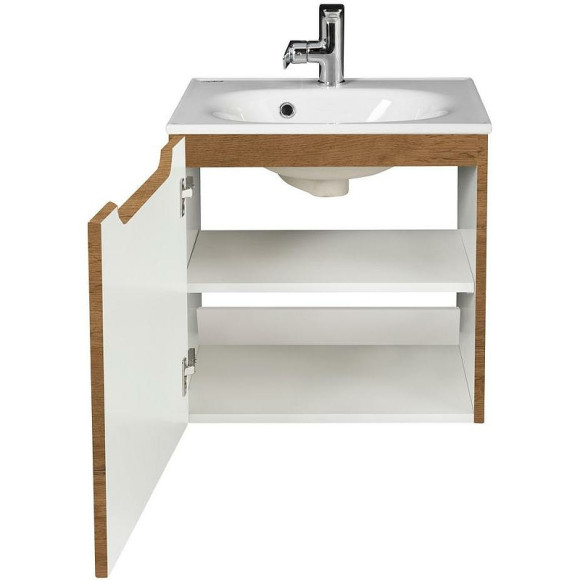 Тумба под раковину BelBagno Etna 50 L ETNA-500-1A-SO-RN-P-L подвесная Rovere Nature Тумба под раковину BelBagno Etna 50 L ETNA-500-1A-SO-RN-P-L подвесная Rovere Nature