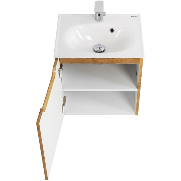 Тумба под раковину BelBagno Etna 50 L ETNA-500-1A-SO-RN-P-L подвесная Rovere Nature Тумба под раковину BelBagno Etna 50 L ETNA-500-1A-SO-RN-P-L подвесная Rovere Nature