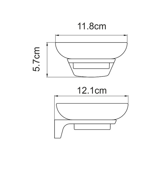 Мыльница WasserKRAFT Aisch K-5929 Золото матовое