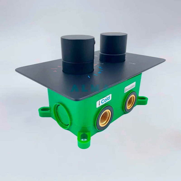 Душевая система ALMAes Weber TVZ-0808 Черная матовая Душевая система ALMAes Weber TVZ-0808 Черная матовая