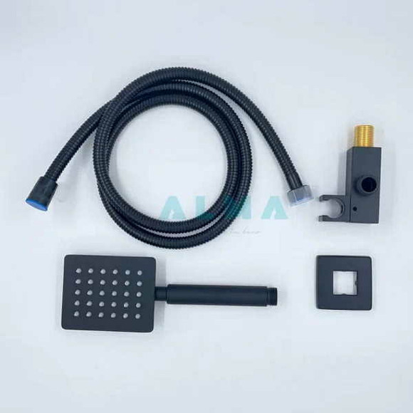 Душевая система ALMAes Weber TVZ-0808 Черная матовая Душевая система ALMAes Weber TVZ-0808 Черная матовая