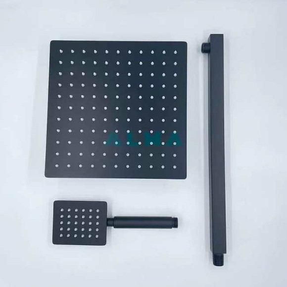 Душевая система ALMAes Weber TVZ-0808 Черная матовая Душевая система ALMAes Weber TVZ-0808 Черная матовая