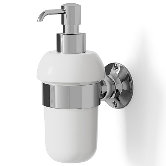 Дозатор для жидкого мыла Devon&Devon New York NY130CR Хром Белый Дозатор для жидкого мыла Devon&Devon New York NY130CR Хром Белый