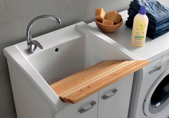 Тумба под хозяйственную раковину Hatria Complementi 60x51x88 Белая Тумба под хозяйственную раковину Hatria Complementi 60x51x88 Белая