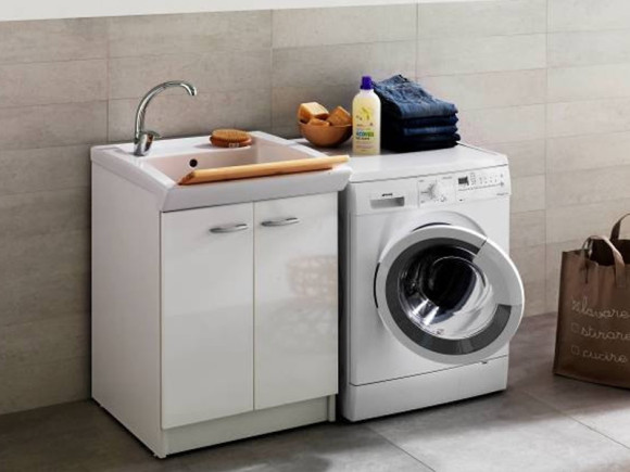 Тумба под хозяйственную раковину Hatria Complementi 60x51x88 Белая Тумба под хозяйственную раковину Hatria Complementi 60x51x88 Белая