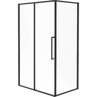 Душевой уголок Esbano Surf 120x90 ESOGS129PSB профиль Черный стекло прозрачное
