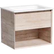 Тумба под раковину Sancos Marmi 1.0 60 MR1.060EG подвесная Дуб галифакс натуральный