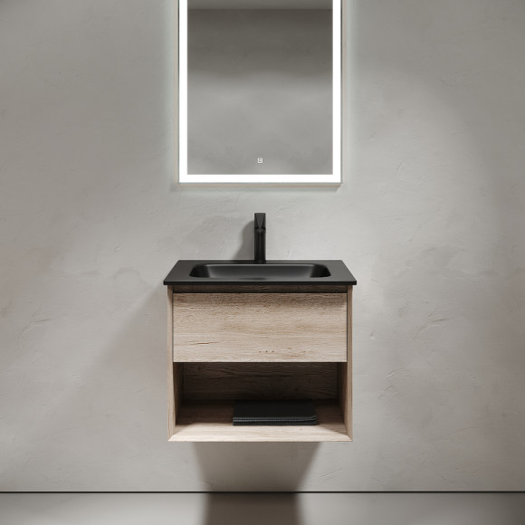 Тумба под раковину Sancos Marmi 1.0 60 MR1.060EG подвесная Дуб галифакс натуральный