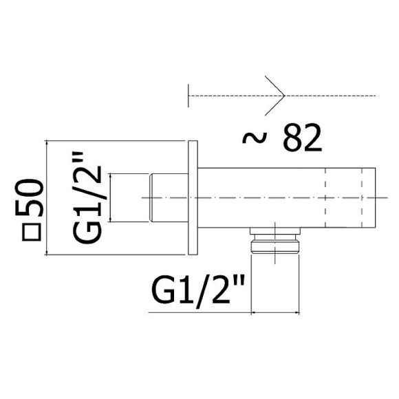 Шланговое подключение Paffoni ZSUP032NO Черное матовое