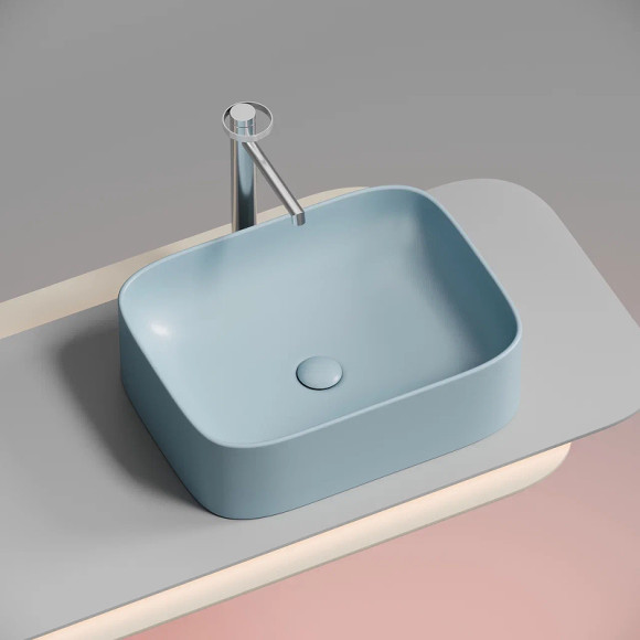 Раковина-чаша Ceramicanova Element 51 CN6052ML Голубая матовая Раковина-чаша Ceramicanova Element 51 CN6052ML Голубая матовая