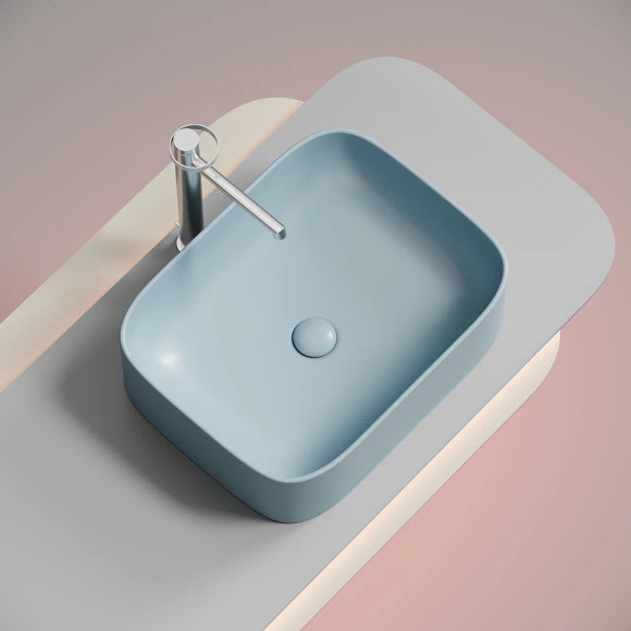 Раковина-чаша Ceramicanova Element 51 CN6052ML Голубая матовая Раковина-чаша Ceramicanova Element 51 CN6052ML Голубая матовая