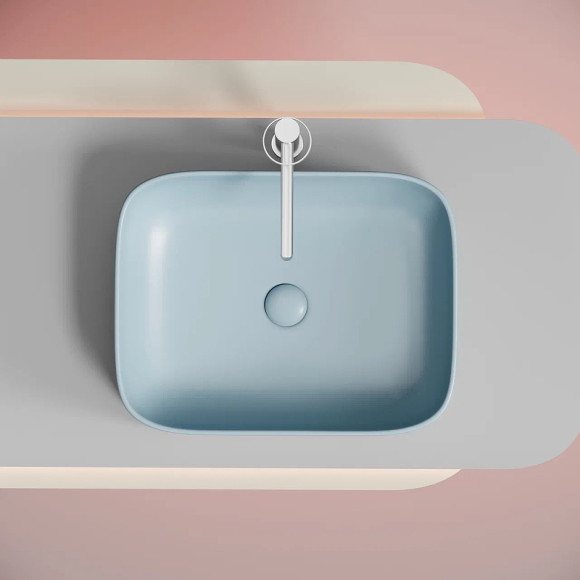 Раковина-чаша Ceramicanova Element 51 CN6052ML Голубая матовая Раковина-чаша Ceramicanova Element 51 CN6052ML Голубая матовая