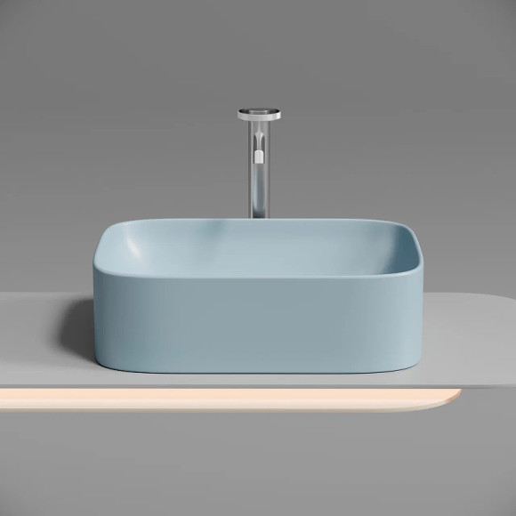 Раковина-чаша Ceramicanova Element 51 CN6052ML Голубая матовая Раковина-чаша Ceramicanova Element 51 CN6052ML Голубая матовая