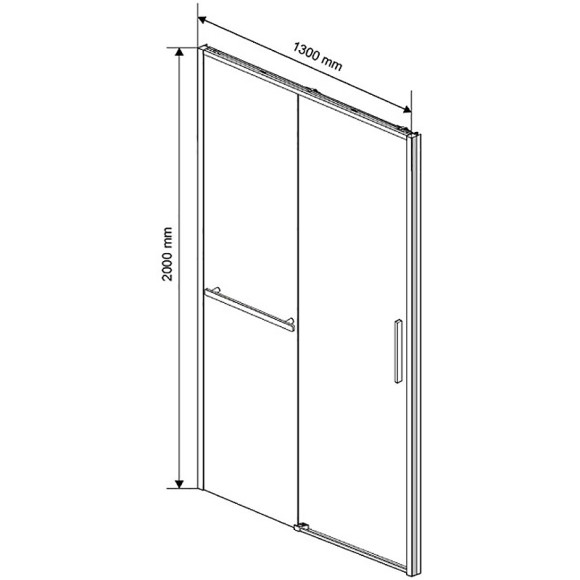 Душевая дверь Vincea Slim Soft 130 VDS-1SS130CLGM профиль Вороненая сталь стекло прозрачное Душевая дверь Vincea Slim Soft 130 VDS-1SS130CLGM профиль Вороненая сталь стекло прозрачное