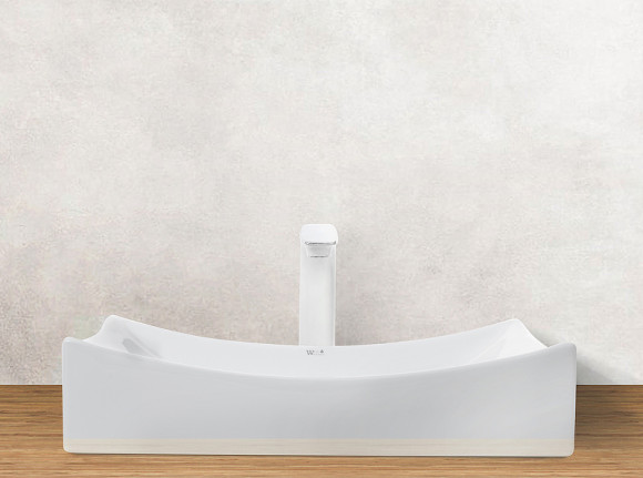 Раковина-чаша WeltWasser Elbach 1002 55 10000004586 Белый глянец