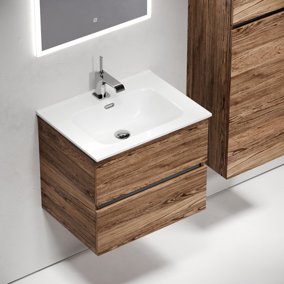 Тумба под раковину Sancos Urban 60 UR60ECH подвесная Дуб чарльстон