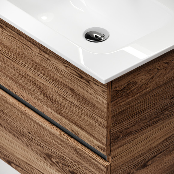 Тумба под раковину Sancos Urban 60 UR60ECH подвесная Дуб чарльстон