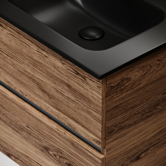 Тумба под раковину Sancos Urban 60 UR60ECH подвесная Дуб чарльстон