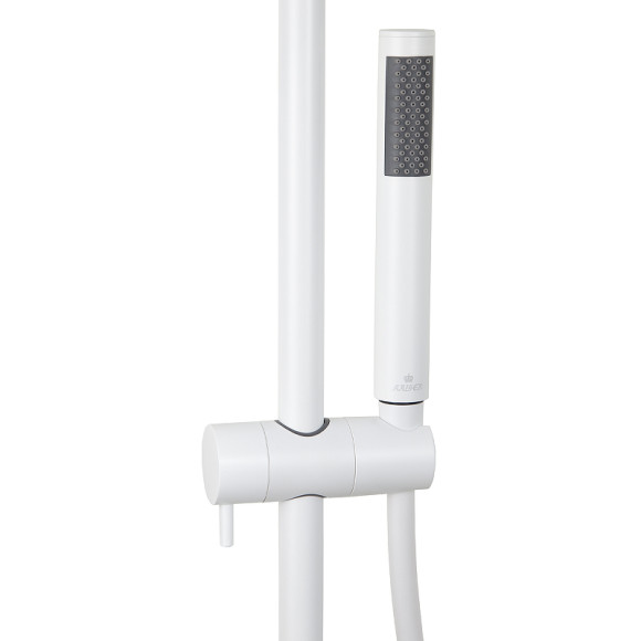 Душевая система Kaiser Serio 05382-4 с термостатом Белая матовая Душевая система Kaiser Serio 05382-4 с термостатом Белая матовая