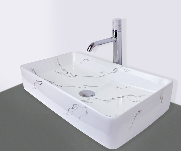 Раковина-чаша Bronze de Luxe Lacio 60 1061BM Белая Раковина-чаша Bronze de Luxe Lacio 60 1061BM Белая