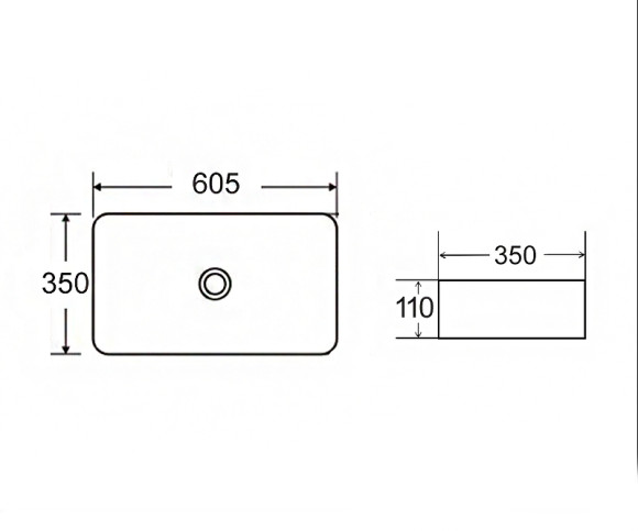 Раковина-чаша Bronze de Luxe Lacio 60 1061BM Белая Раковина-чаша Bronze de Luxe Lacio 60 1061BM Белая