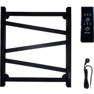 Электрический полотенцесушитель Маргроид Зигзаг профильный 600x500 Зигзаг-6050-1081-9005R правый Черный матовый Электрический полотенцесушитель Маргроид Зигзаг профильный 600x500 Зигзаг-6050-1081-9005R правый Черный матовый