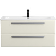 Тумба под раковину Cezares Eco-Cer-N 100 ECO-CER-N-1000-2C-SO-AS-P подвесная Альпака брашированная без ручек
