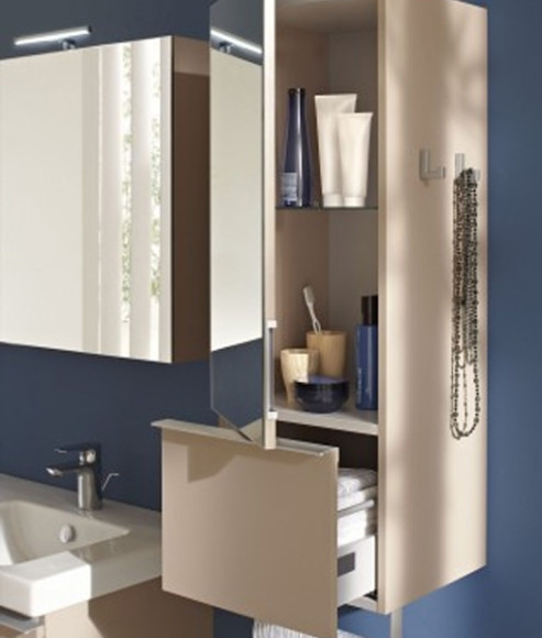 Шкаф пенал Jacob Delafon Odeon Up 36 EB893G-E10 подвесной Квебекский дуб