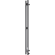 Электрический полотенцесушитель Ника Robe-2 120/10 УС U Черный матовый