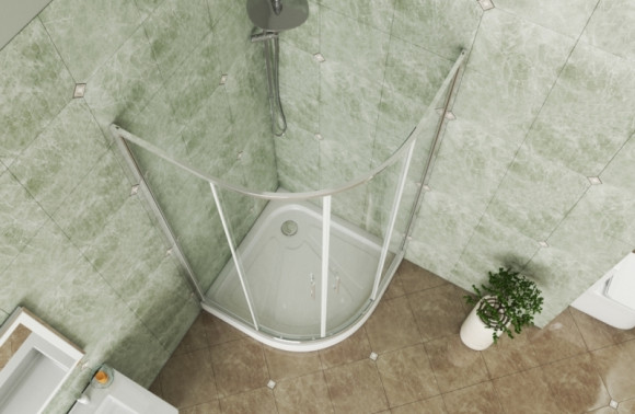 Душевой уголок Bravat Drop 100x100 BS100.1200A профиль Хром стекло прозрачное Душевой уголок Bravat Drop 100x100 BS100.1200A профиль Хром стекло прозрачное