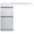 Тумба под раковину Style Line Даллас Люкс Plus 100 СС-00002346 Белая