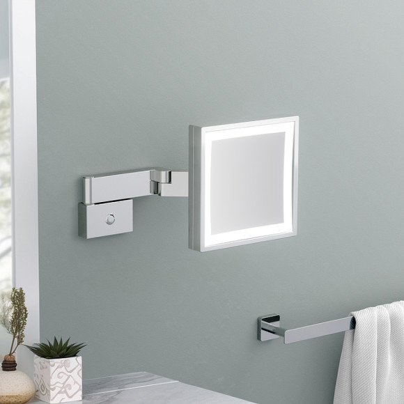 Косметическое зеркало Timo Selene 10076/00 с подсветкой Хром Косметическое зеркало Timo Selene 10076/00 с подсветкой Хром