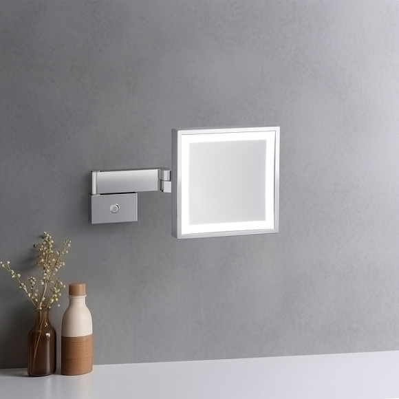 Косметическое зеркало Timo Selene 10076/00 с подсветкой Хром Косметическое зеркало Timo Selene 10076/00 с подсветкой Хром