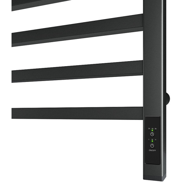 Электрический полотенцесушитель Point Вега PN71850GB П12 500x1000 диммер справа Графит блеск