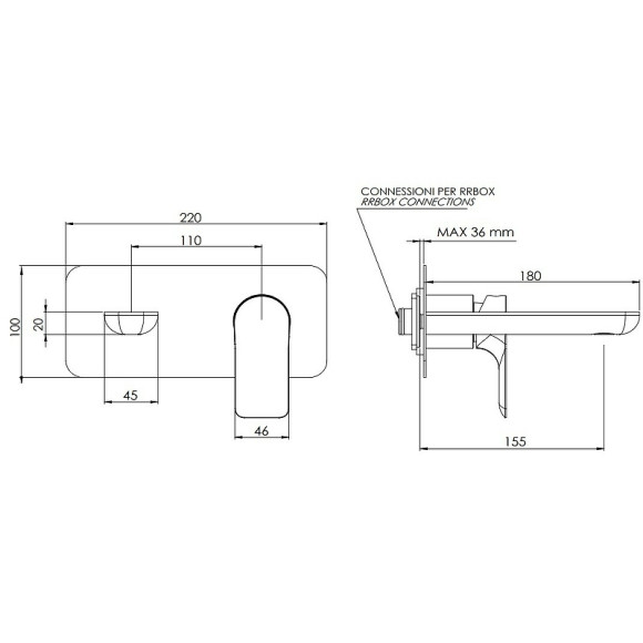 Смеситель для раковины Remer Infinity I15KBNO Черный матовый Смеситель для раковины Remer Infinity I15KBNO Черный матовый