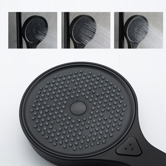 Душевая система Gappo G2495-76 с термостатом Черная матовая Душевая система Gappo G2495-76 с термостатом Черная матовая