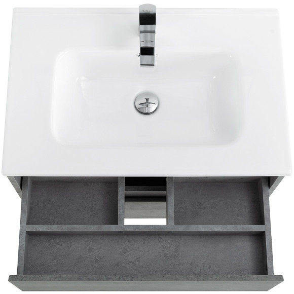 Тумба под раковину BelBagno Kraft 60 KRAFT-600-2C-SO-CG подвесная Cemento Grigio
