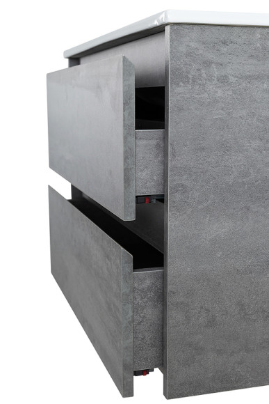 Тумба под раковину BelBagno Kraft 60 KRAFT-600-2C-SO-CG подвесная Cemento Grigio