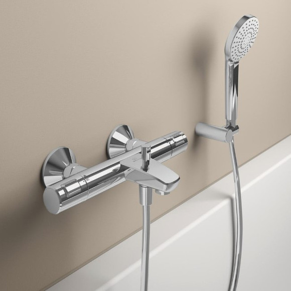 Смеситель для ванны Ideal Standard Ceratherm T25 A7206AA с термостатом Хром Смеситель для ванны Ideal Standard Ceratherm T25 A7206AA с термостатом Хром