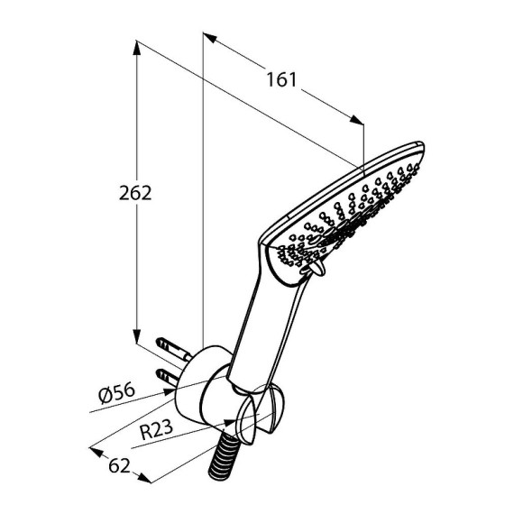 Душевой гарнитур Kludi Fizz 6775005-00 Хром Душевой гарнитур Kludi Fizz 6775005-00 Хром